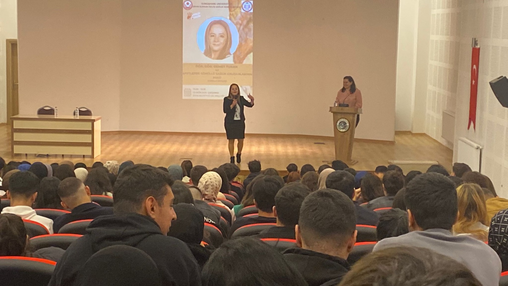 Şiran MYO’da afetlere hazırlık söyleşileri 1