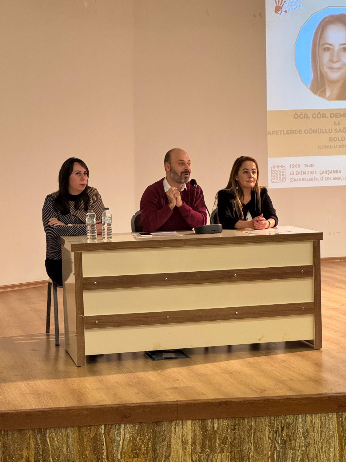 Şiran MYO’da afetlere hazırlık söyleşileri 6