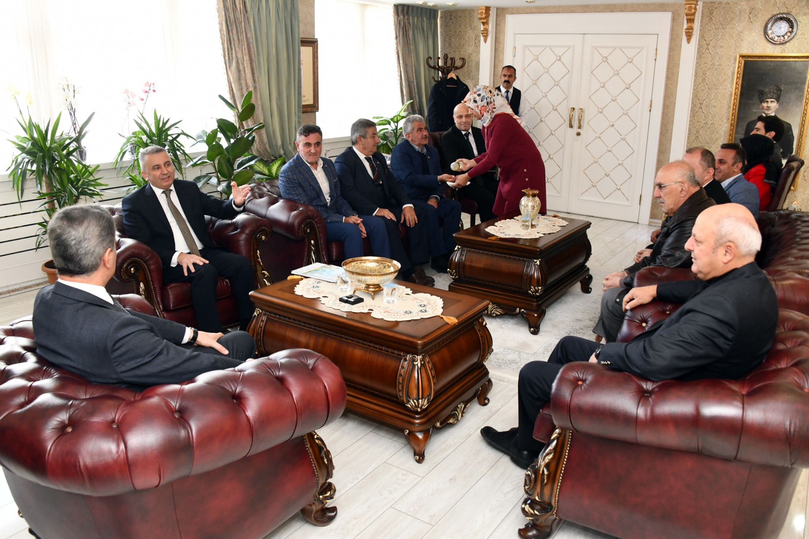 GÜSİAD Genel Başkanı Yüksel Yalçın, Tarım ve Turizm Paneli için Gümüşhane’de 7