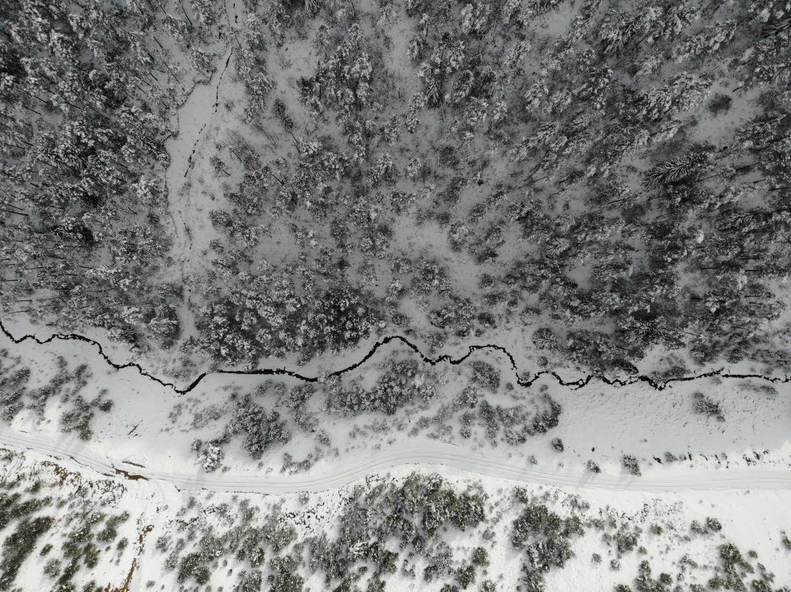 Zigana Dağı kar yağışının ardından eşsiz güzelliğe büründü 15