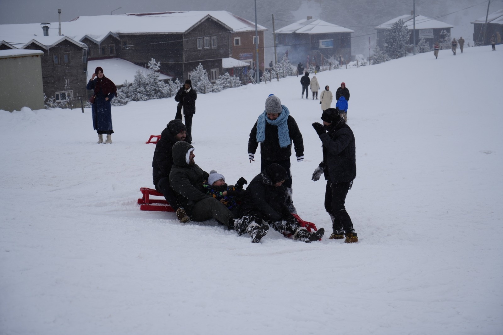 Zigana Dağı sömestr tatiliyle birlikte ziyaretçi akınına uğradı 10