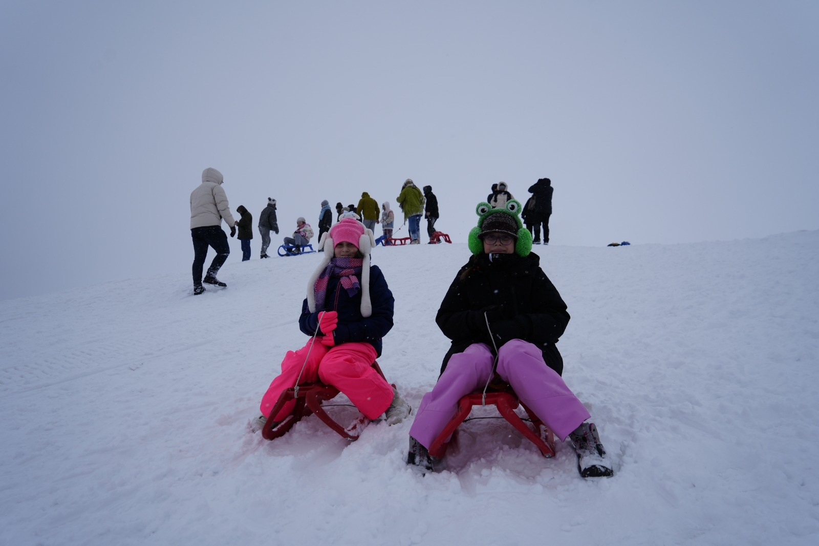 Zigana Dağı sömestr tatiliyle birlikte ziyaretçi akınına uğradı 2