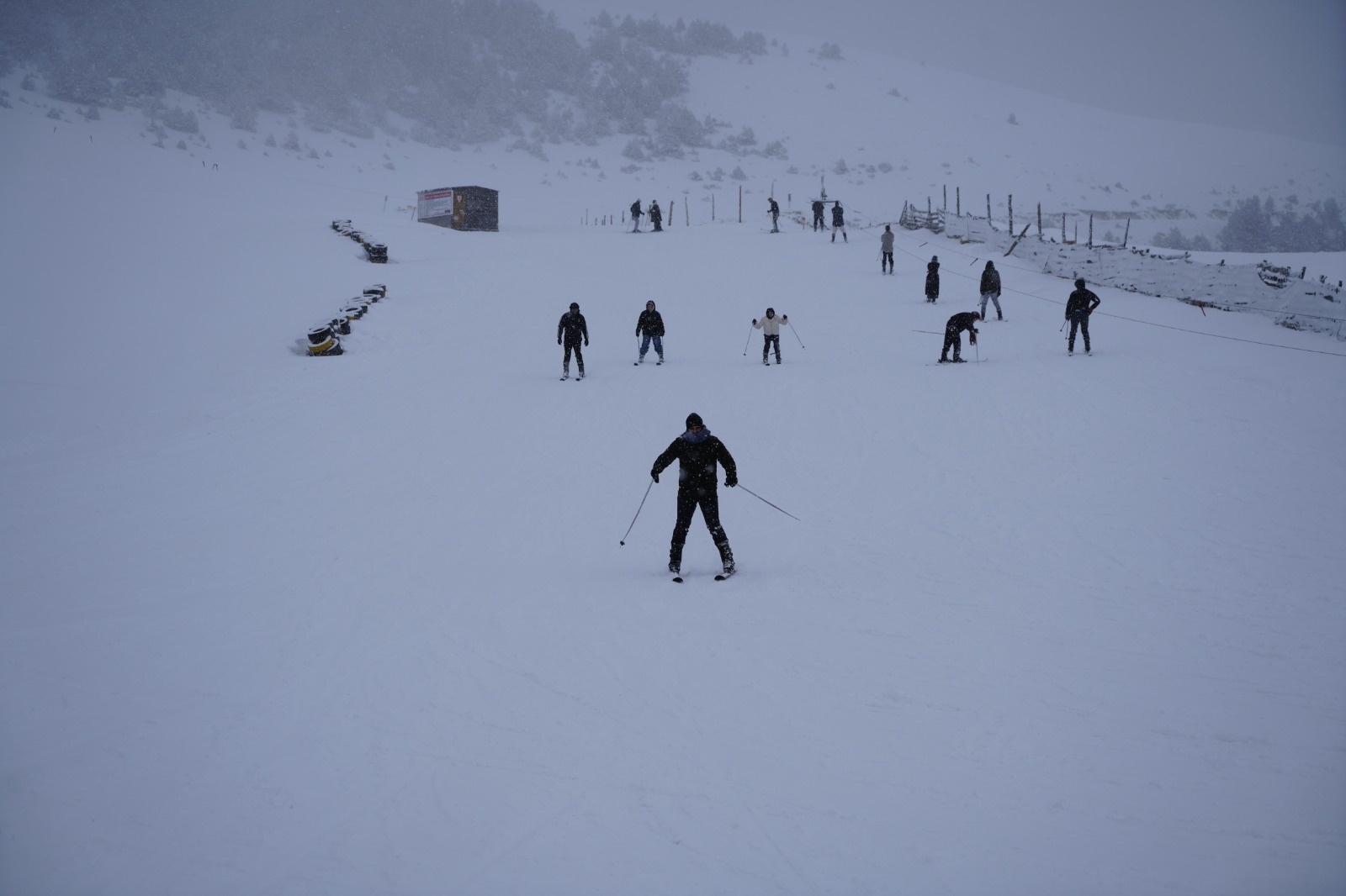 Zigana Dağı sömestr tatiliyle birlikte ziyaretçi akınına uğradı 11