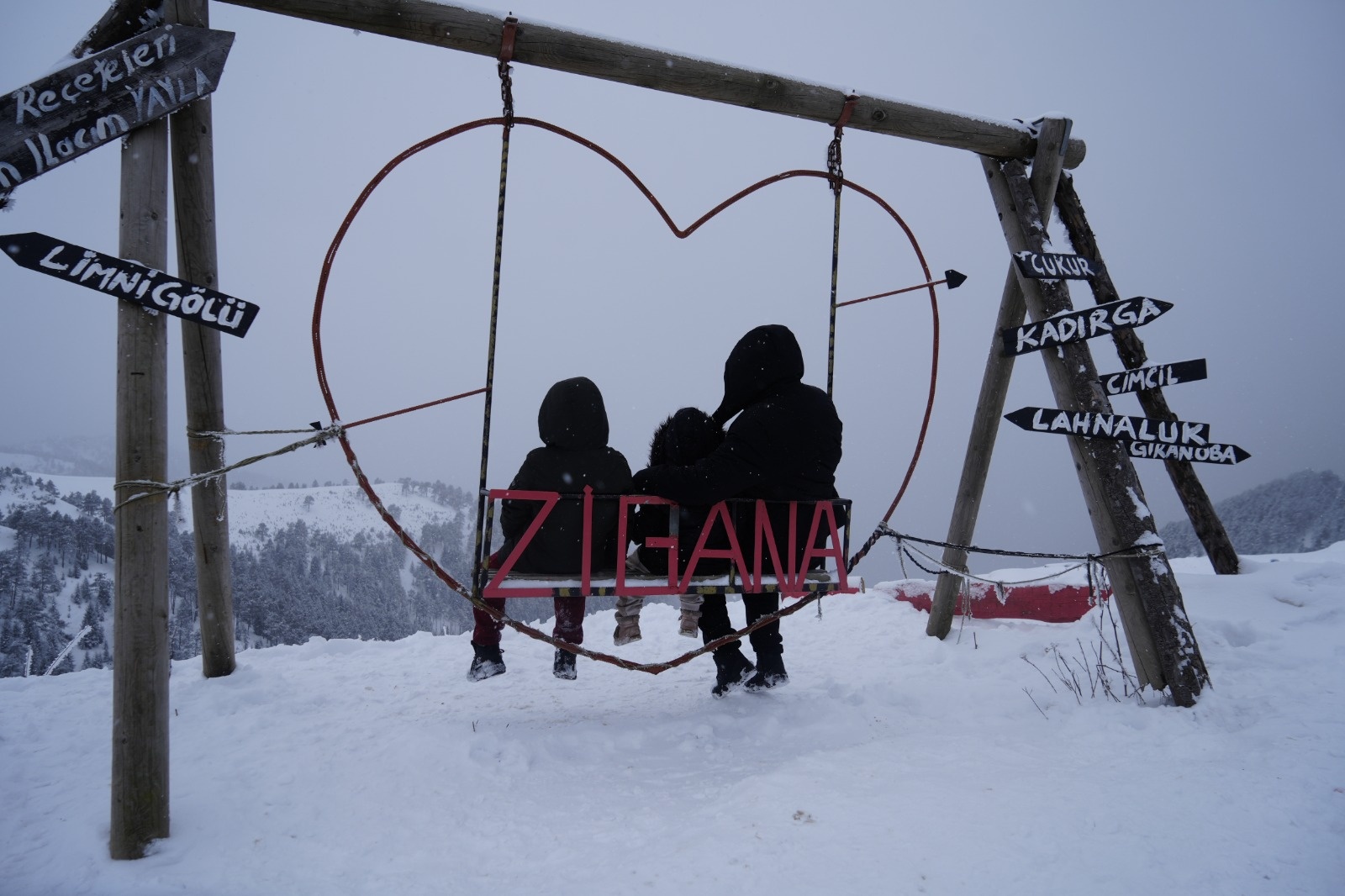 Zigana Dağı sömestr tatiliyle birlikte ziyaretçi akınına uğradı 7