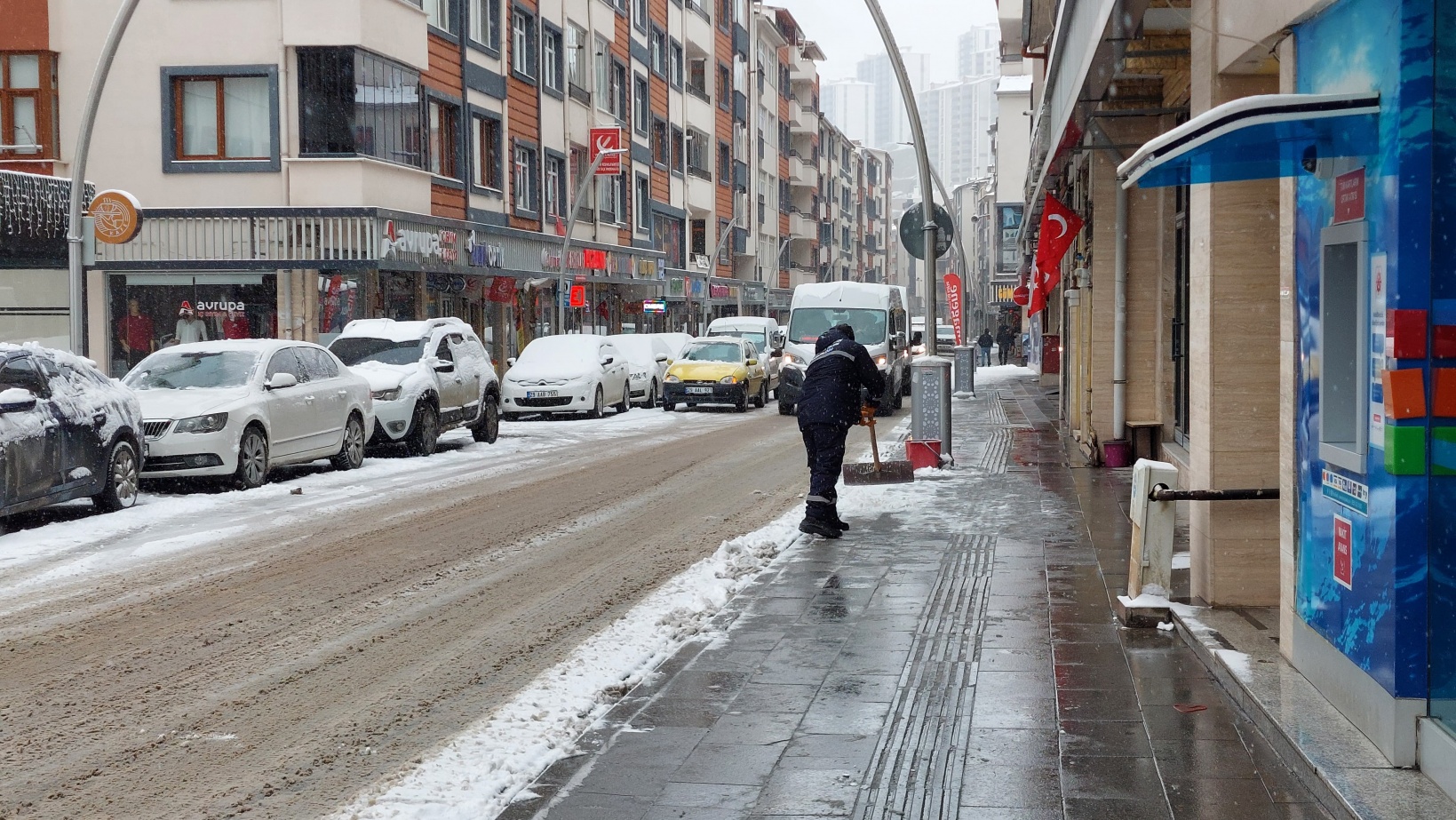 Gümüşhane’de kar yağışı etkili oldu 5
