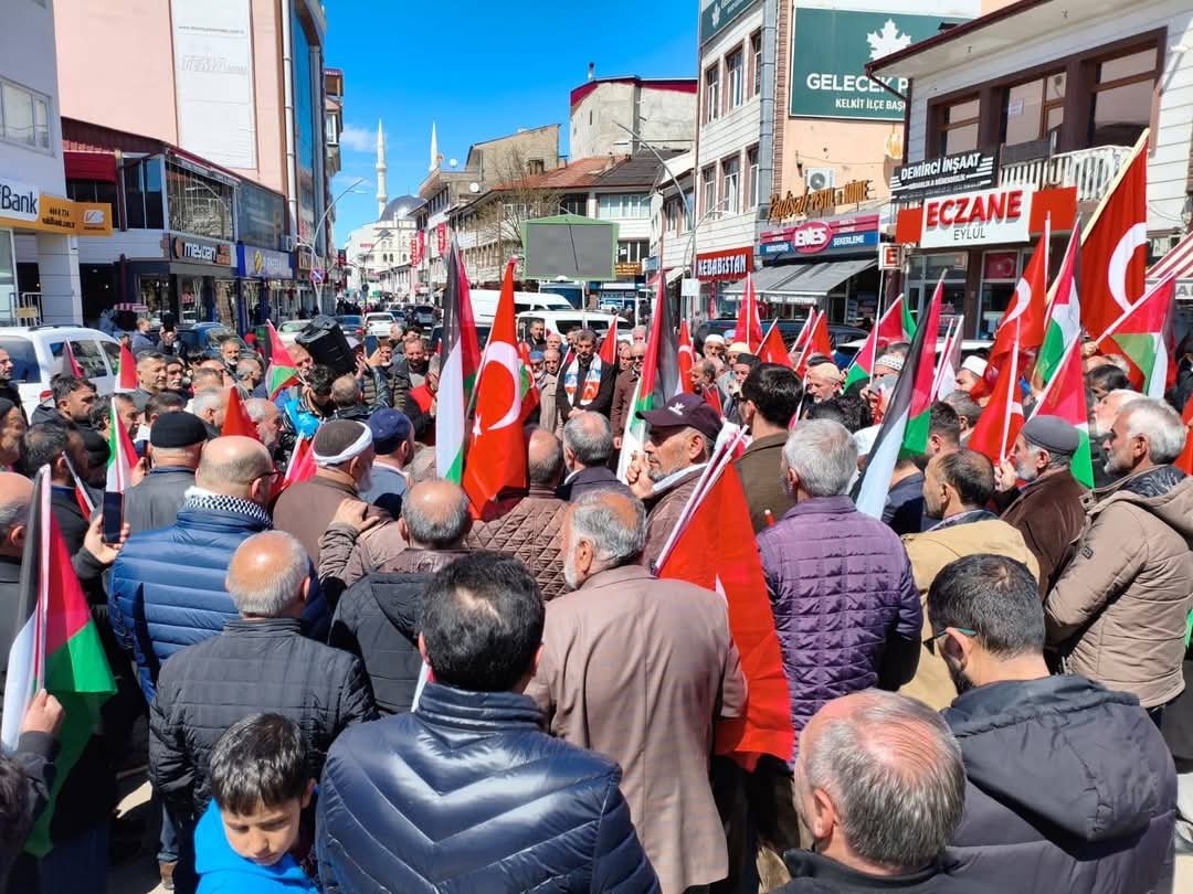 Kelkit Gazze için tek yürek oldu 5