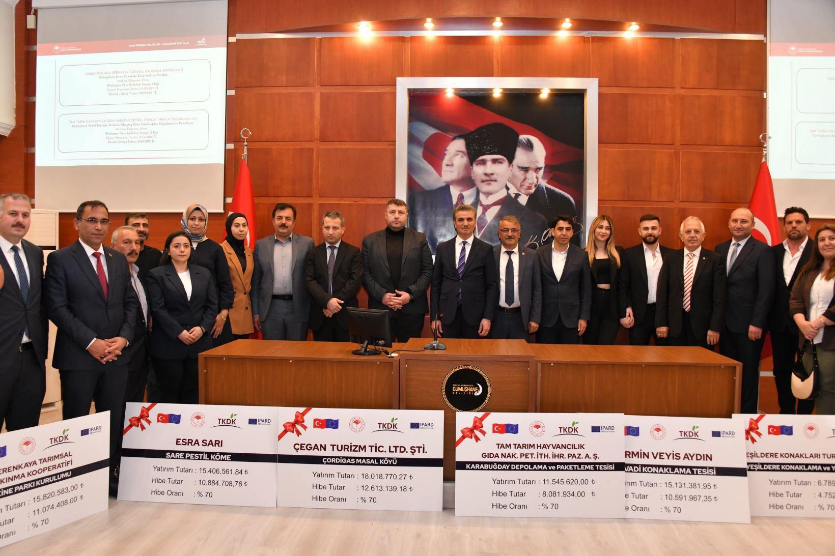 TKDK'nın 90 milyon bedelli projelerinin imza ve çek töreni gerçekleştirildi 14