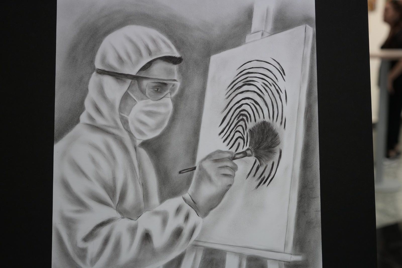 Gümüşhane’de polis memurlarından ‘Polisin Sanat Yönü’ sergisi 9