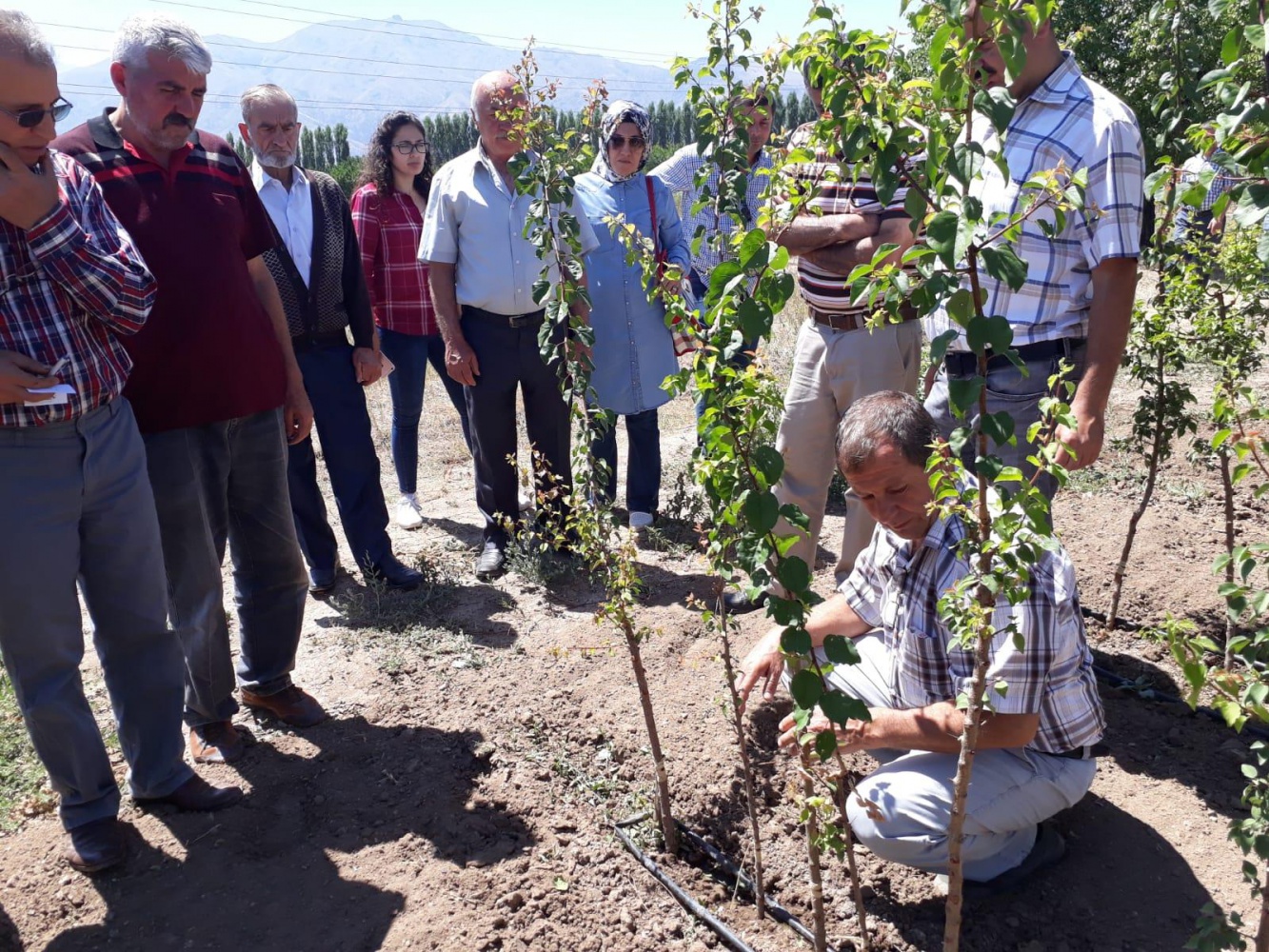 Gümüşhaneli çiftçilere teknik gezi 13
