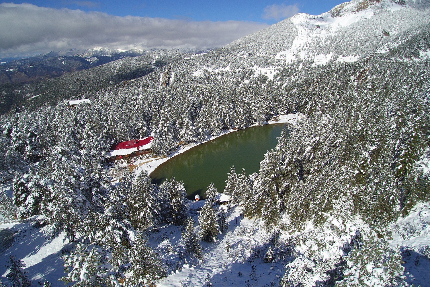 Limni Gölü beyaz cenneti andırıyor 38