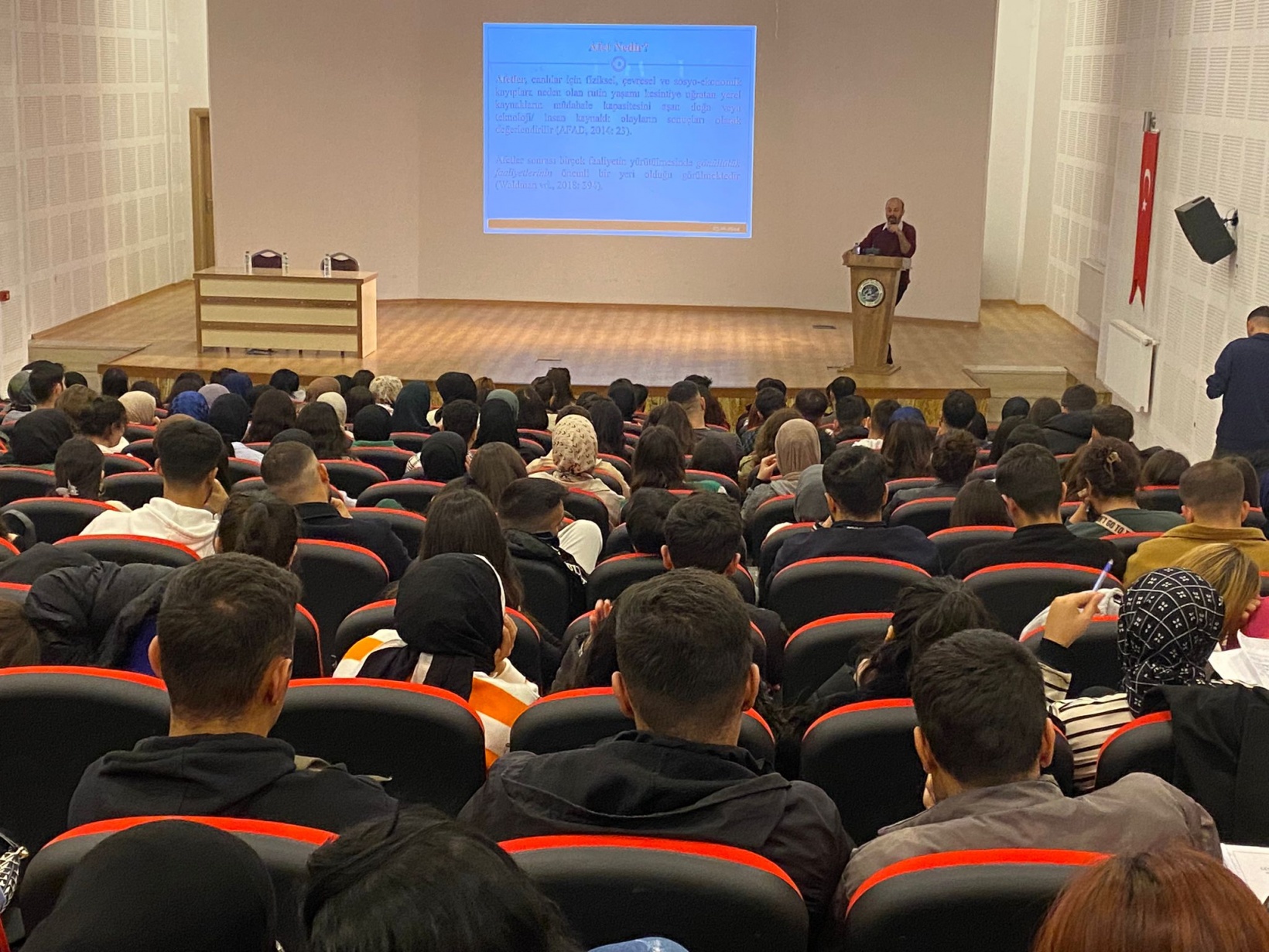 Şiran MYO’da afetlere hazırlık söyleşileri 2