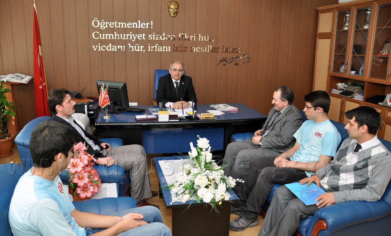 Aktaş YGS’de Dereceye Giren Öğrencileri Kabul Etti 1