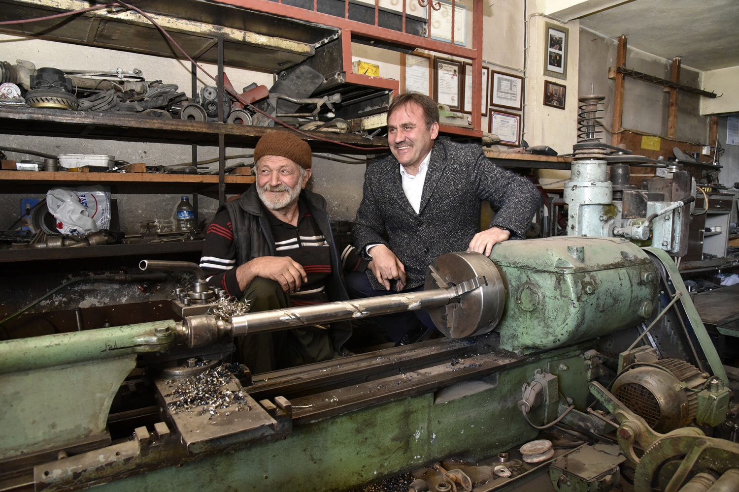 Başkan Çimen sanayi esnafını ziyaret etti 12