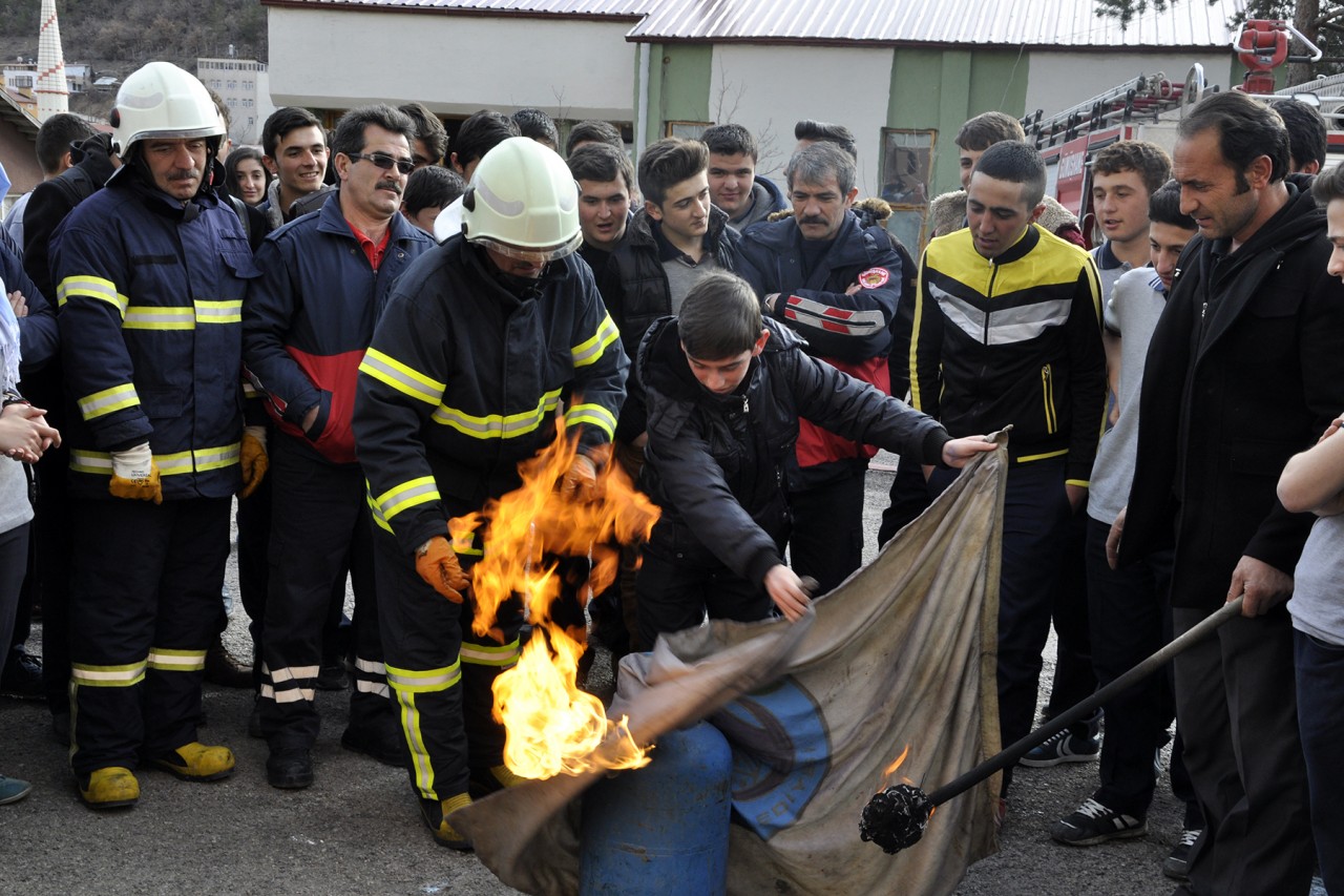 Gümüşhane Belediyesi 110 yangına müdahale etti 2