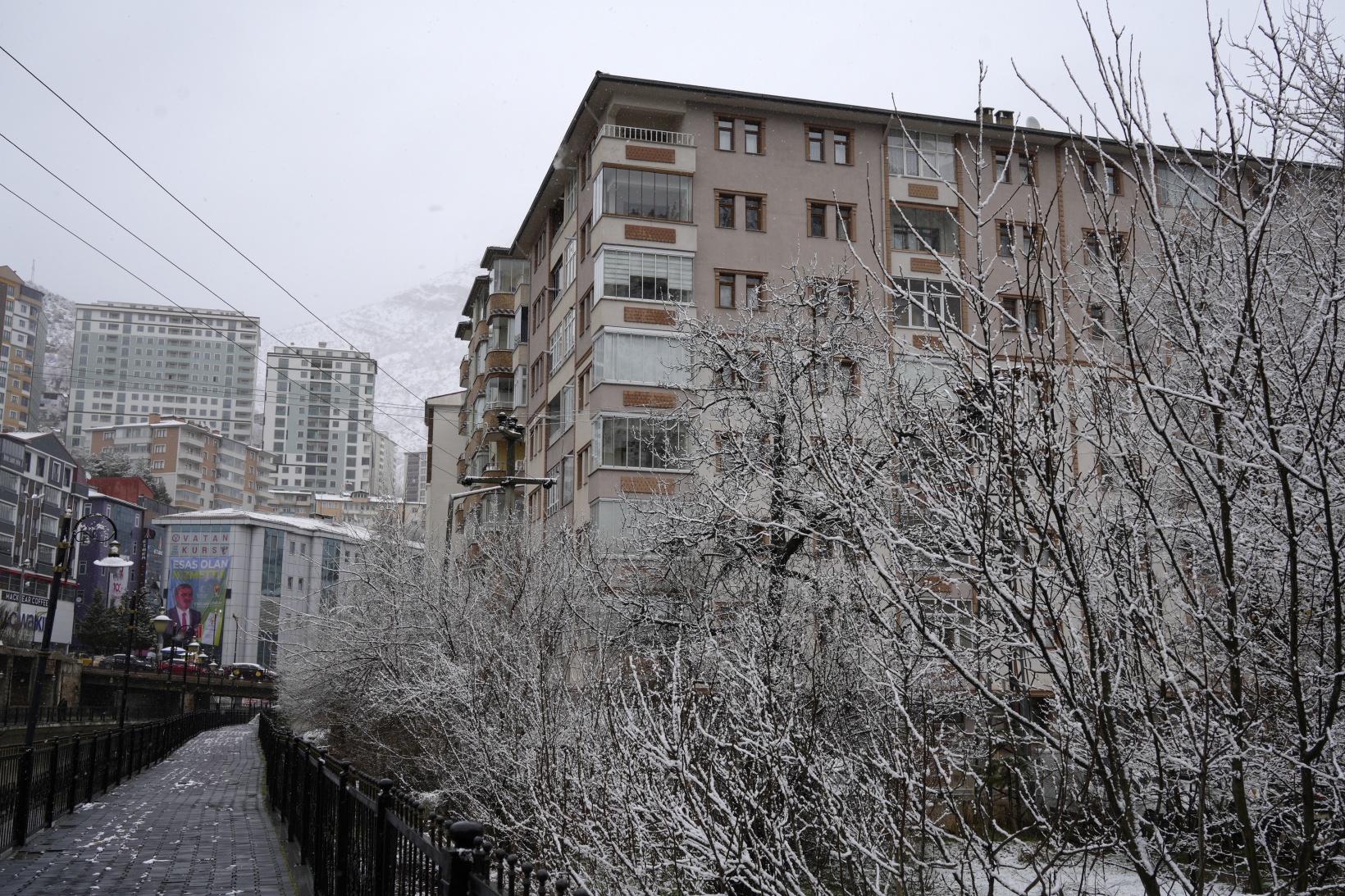 Gümüşhane kara kışı martta yaşıyor 9