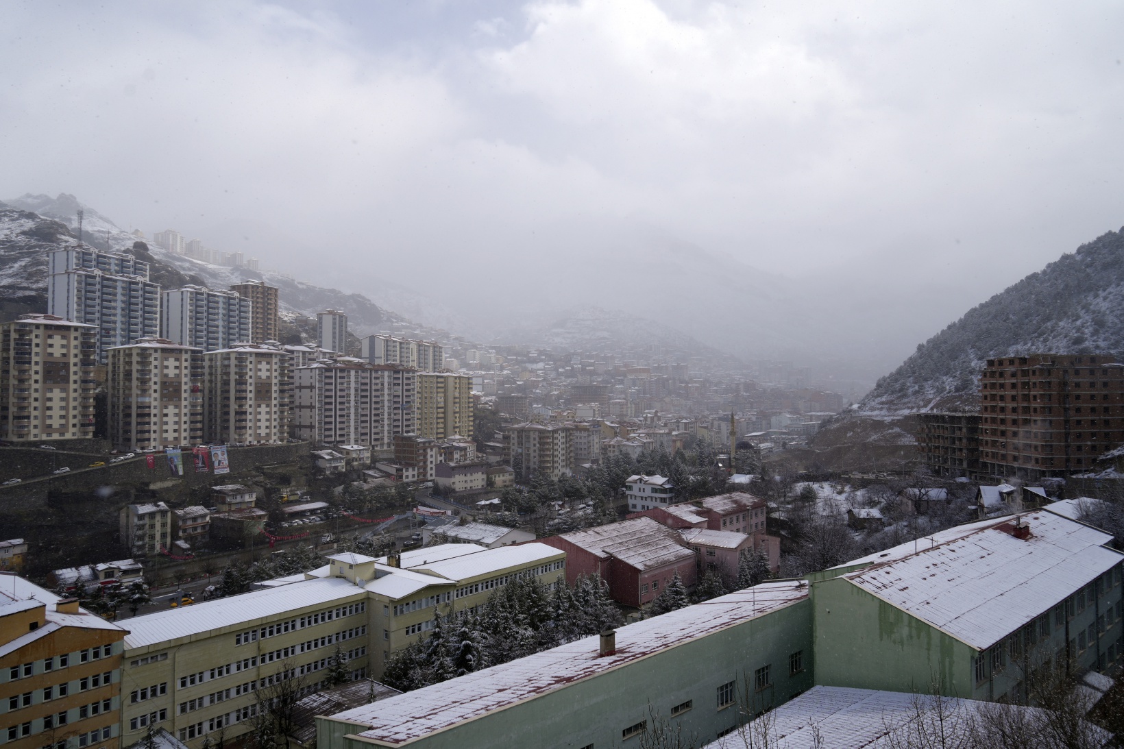 Gümüşhane kara kışı martta yaşıyor 4