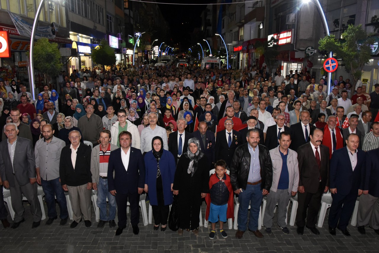 Gümüşhane'de Demokrasi Nöbeti 14.gününde 1