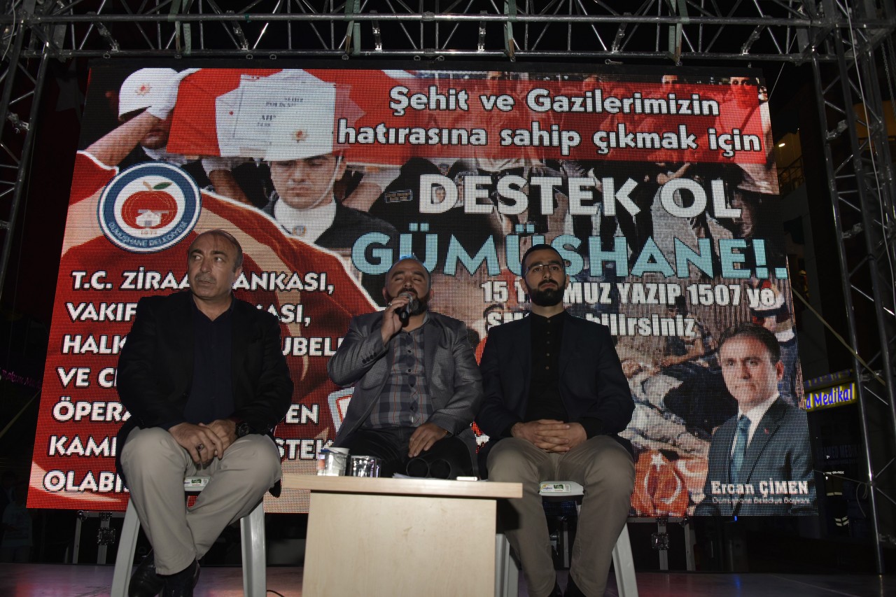Gümüşhane'de Demokrasi Nöbeti 14.gününde 14