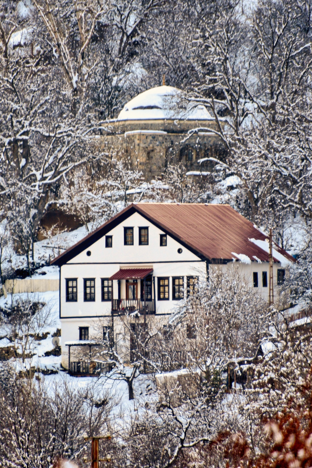 Tarihi kentte kış güzelliği 20
