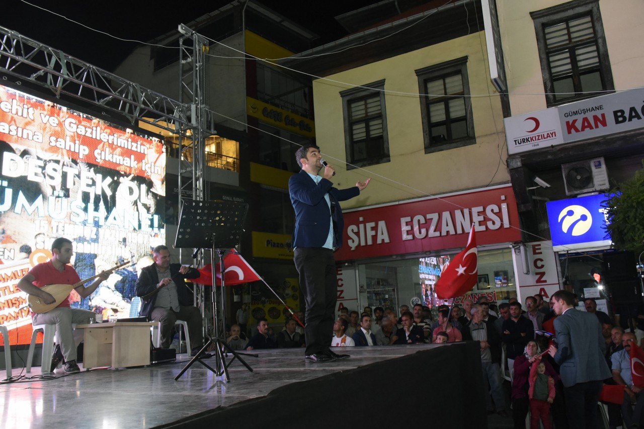 Gümüşhane'de Demokrasi Nöbeti 14.gününde 25