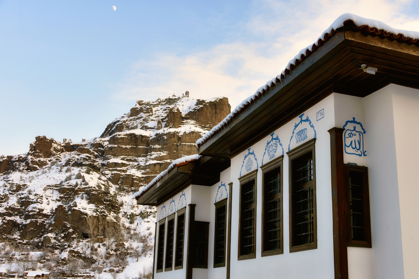 Tarihi kentte kış güzelliği 1