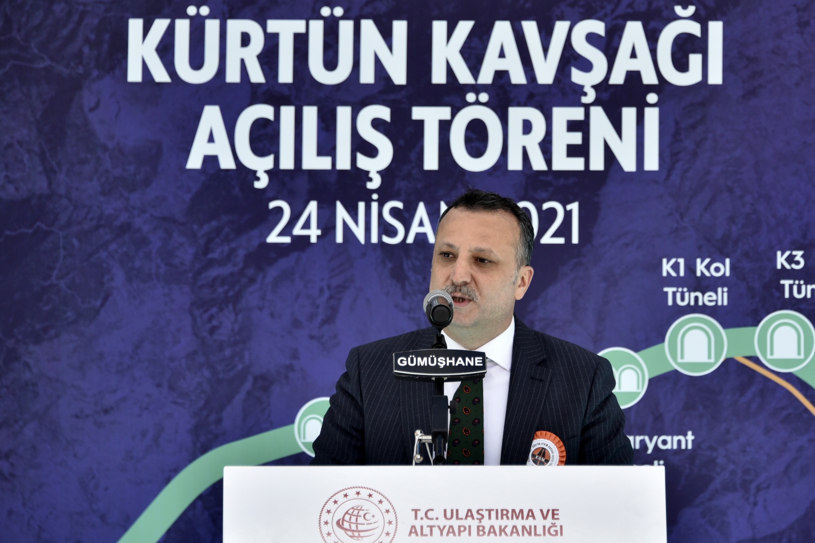 Kürtün Ayrım Kavşağı ve Tüneli törenle hizmete girdi   16