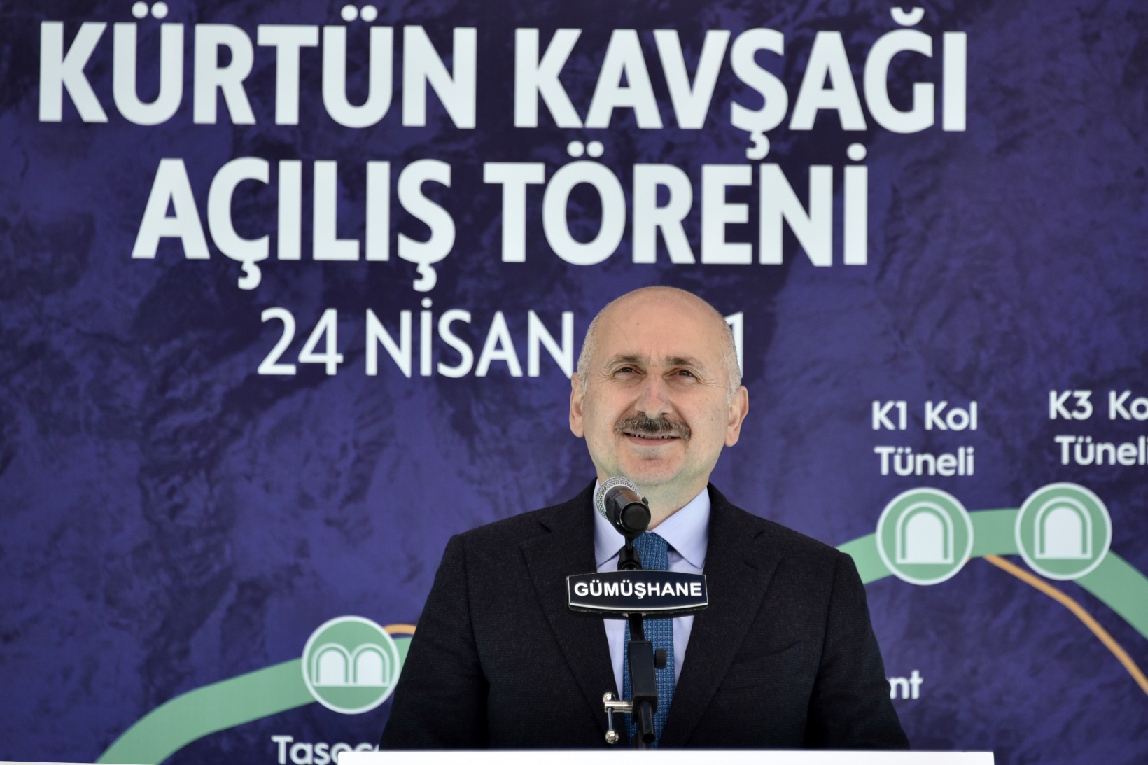 Kürtün Ayrım Kavşağı ve Tüneli törenle hizmete girdi   13