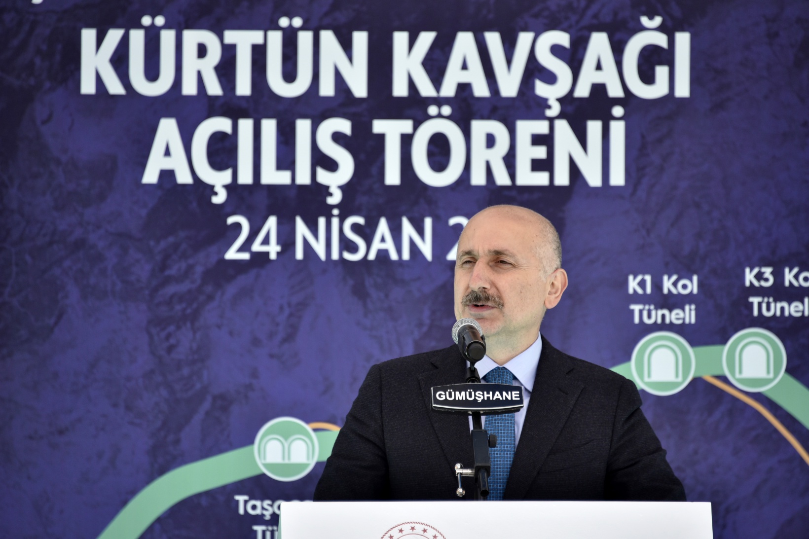 Kürtün Ayrım Kavşağı ve Tüneli törenle hizmete girdi   12