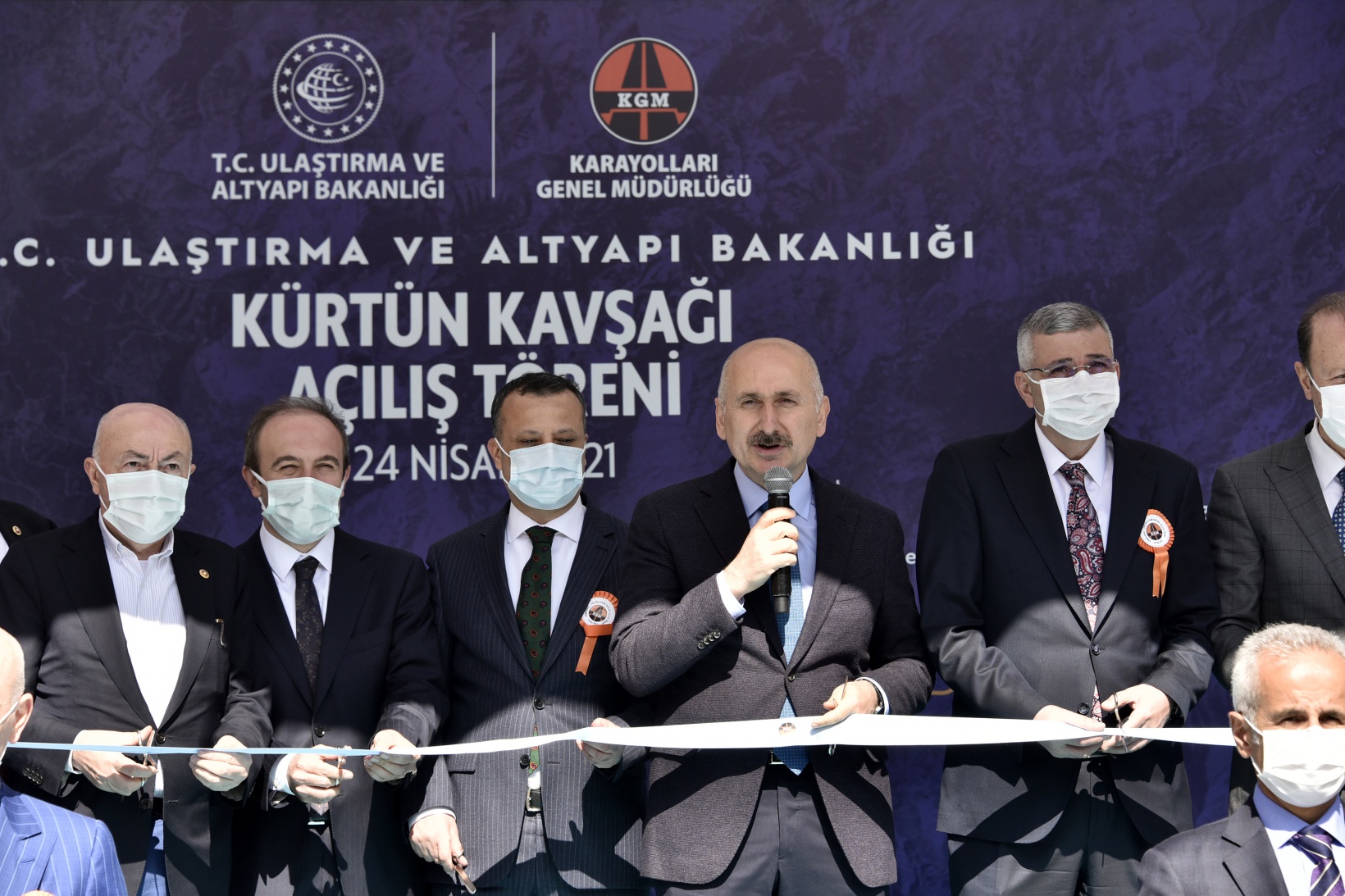 Kürtün Ayrım Kavşağı ve Tüneli törenle hizmete girdi   23