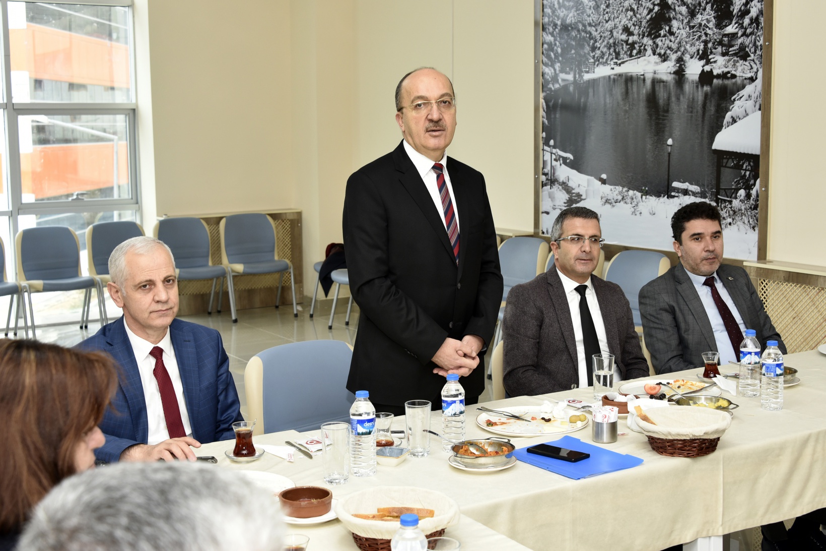 Rektör Zeybek gazetecilerle buluştu 2