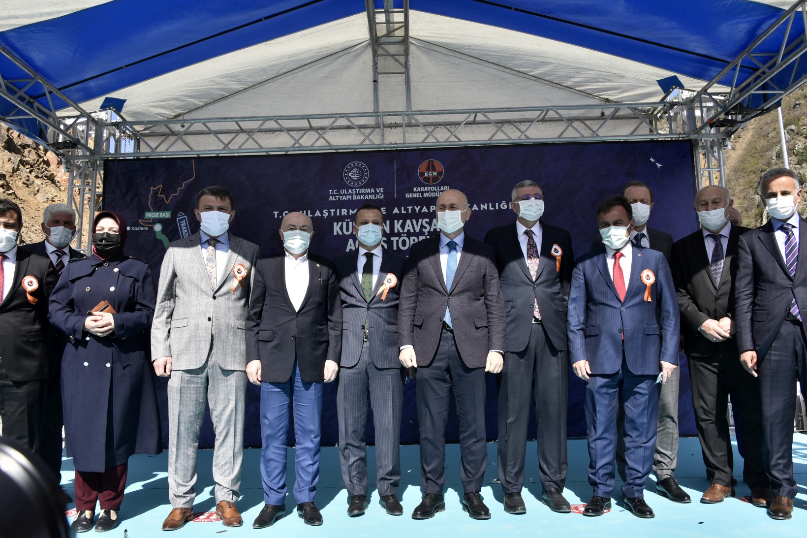 Kürtün Ayrım Kavşağı ve Tüneli törenle hizmete girdi   36