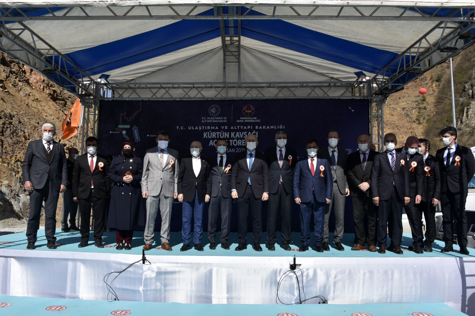 Kürtün Ayrım Kavşağı ve Tüneli törenle hizmete girdi   29