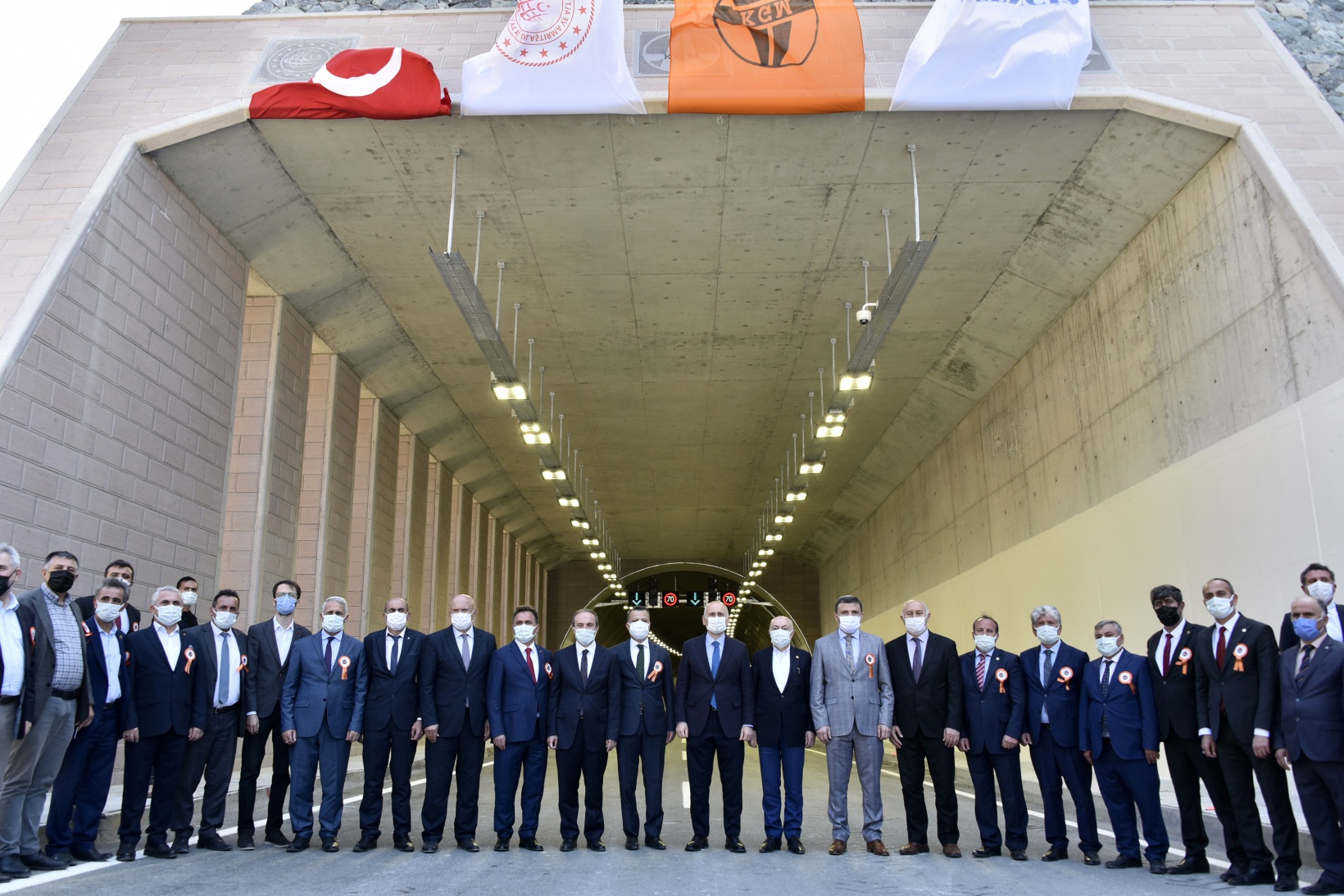 Kürtün Ayrım Kavşağı ve Tüneli törenle hizmete girdi   18