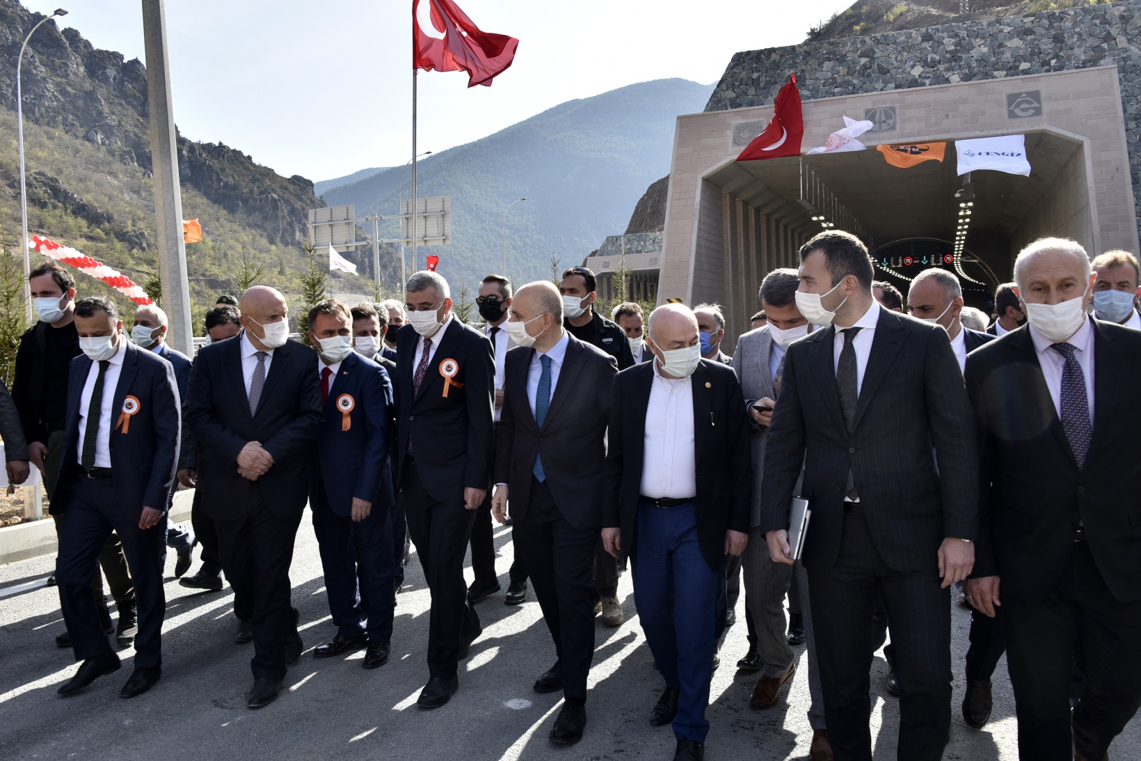 Kürtün Ayrım Kavşağı ve Tüneli törenle hizmete girdi   28