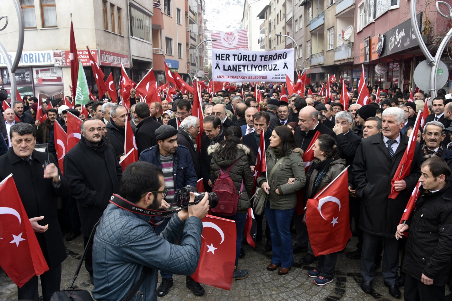 Gümüşhane'de 10 bin kişi terörü lanetledi 3