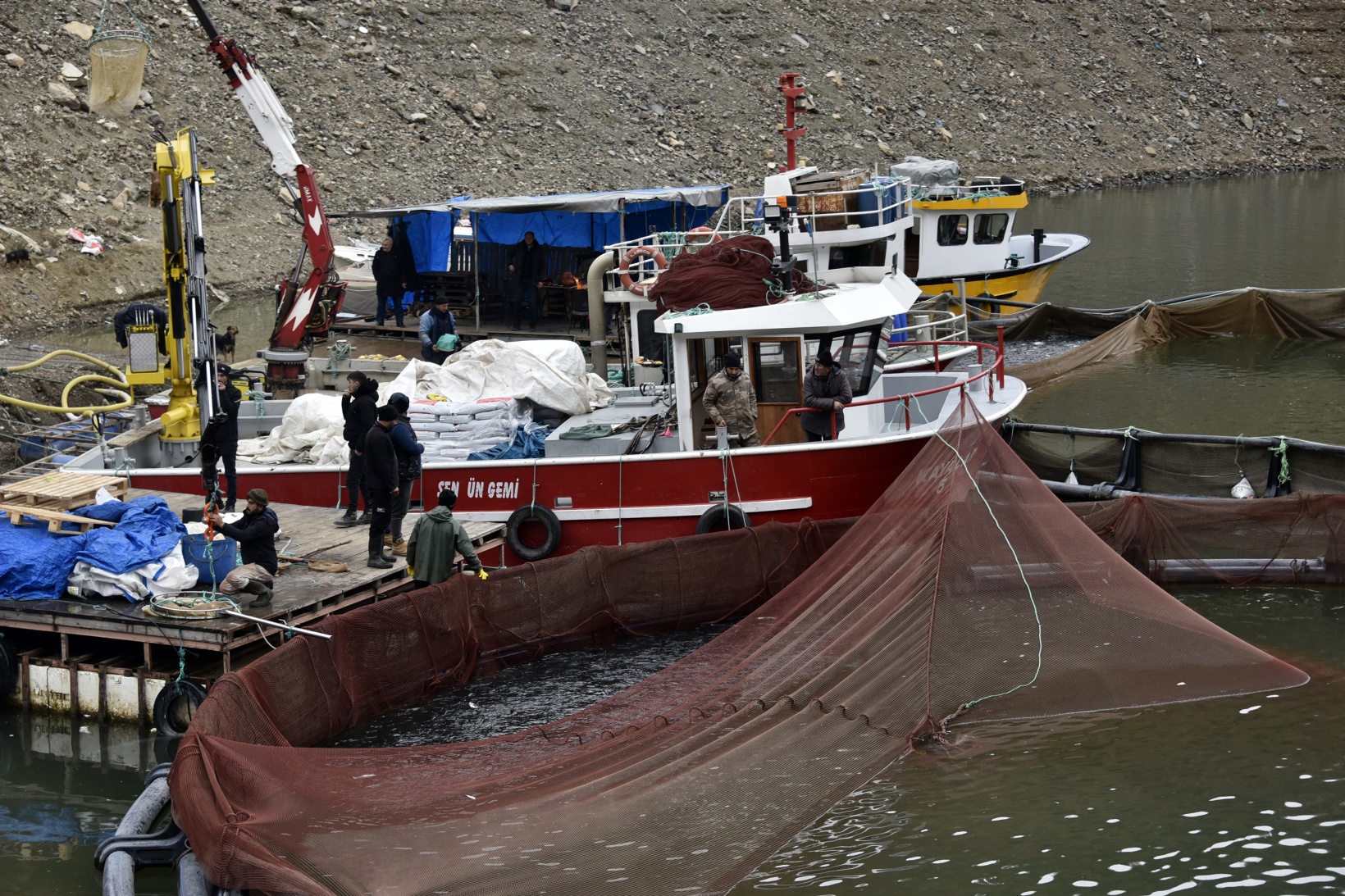 Karlı dağların arasından dünyaya balık ihracatı 28