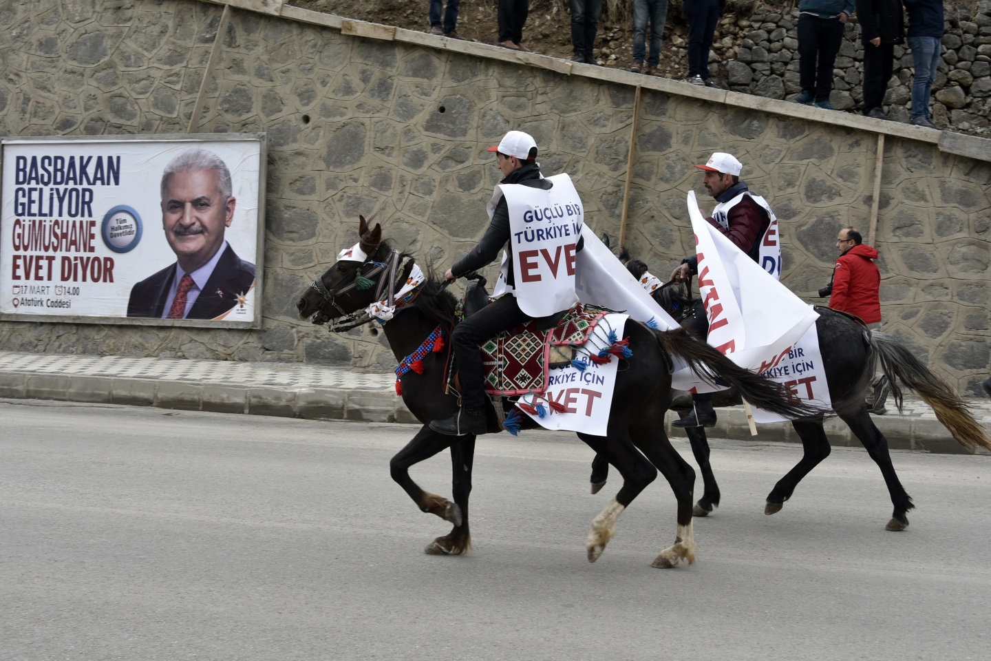 Başbakan Binali Yıldırım'a Gümüşhane'de atlı karşılama 10