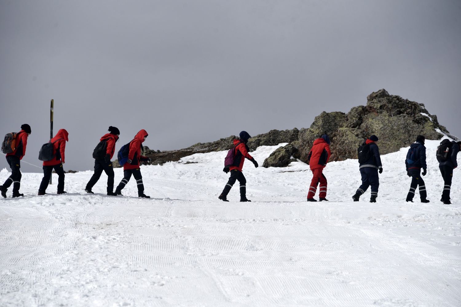 Zigana Dağında 100 personelle çığ tatbikatı 19