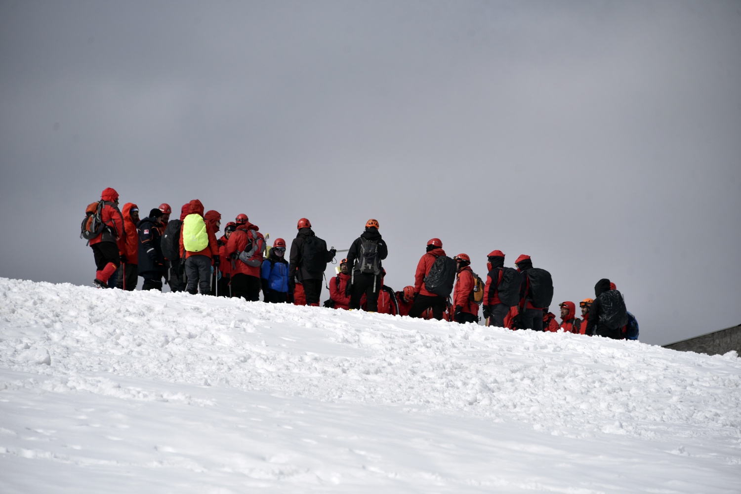 Zigana Dağında 100 personelle çığ tatbikatı 7