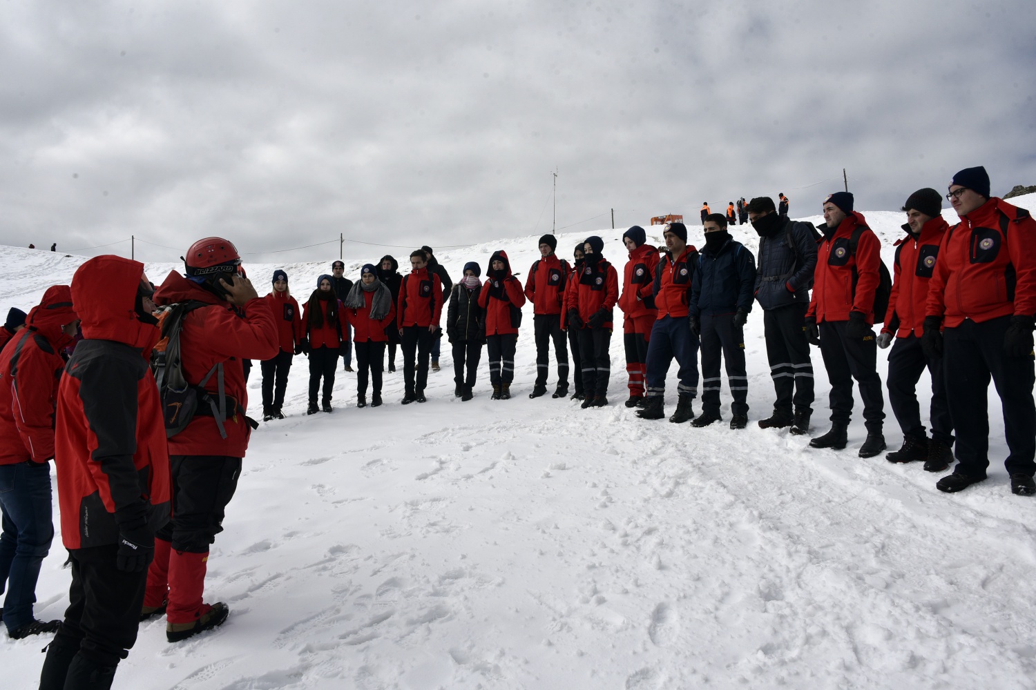 Zigana Dağında 100 personelle çığ tatbikatı 23