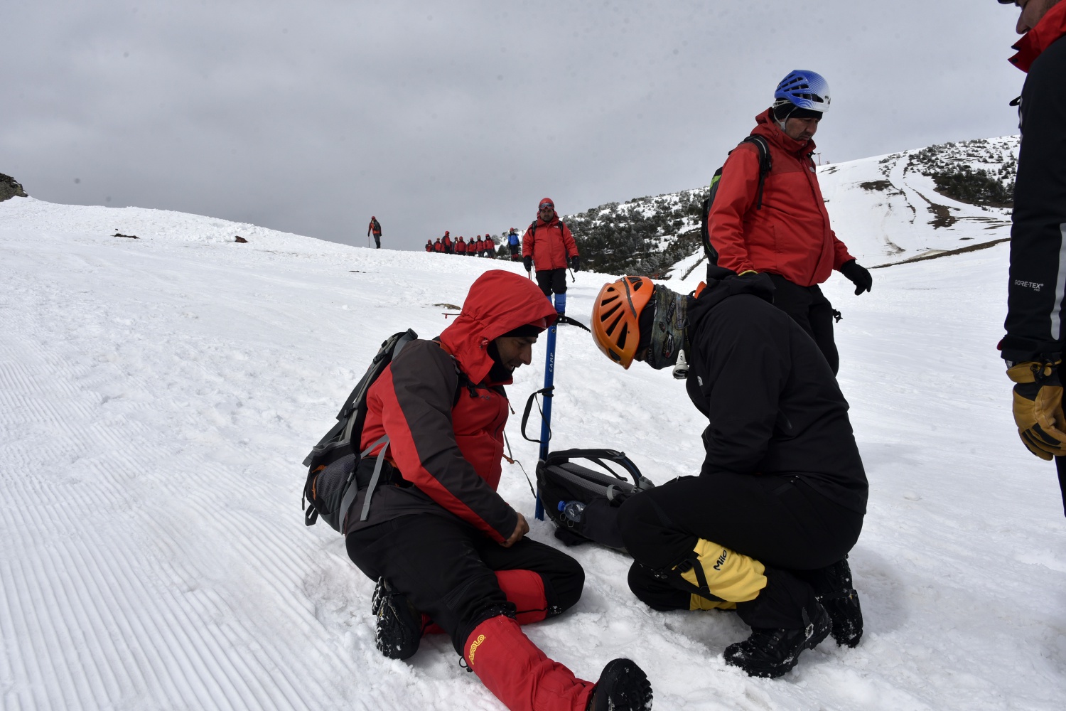 Zigana Dağında 100 personelle çığ tatbikatı 22