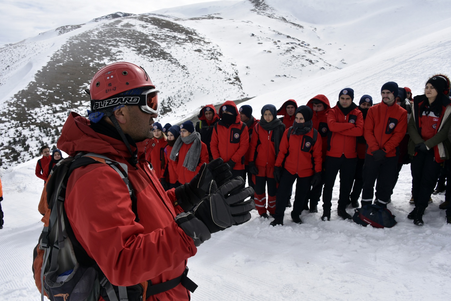 Zigana Dağında 100 personelle çığ tatbikatı 27