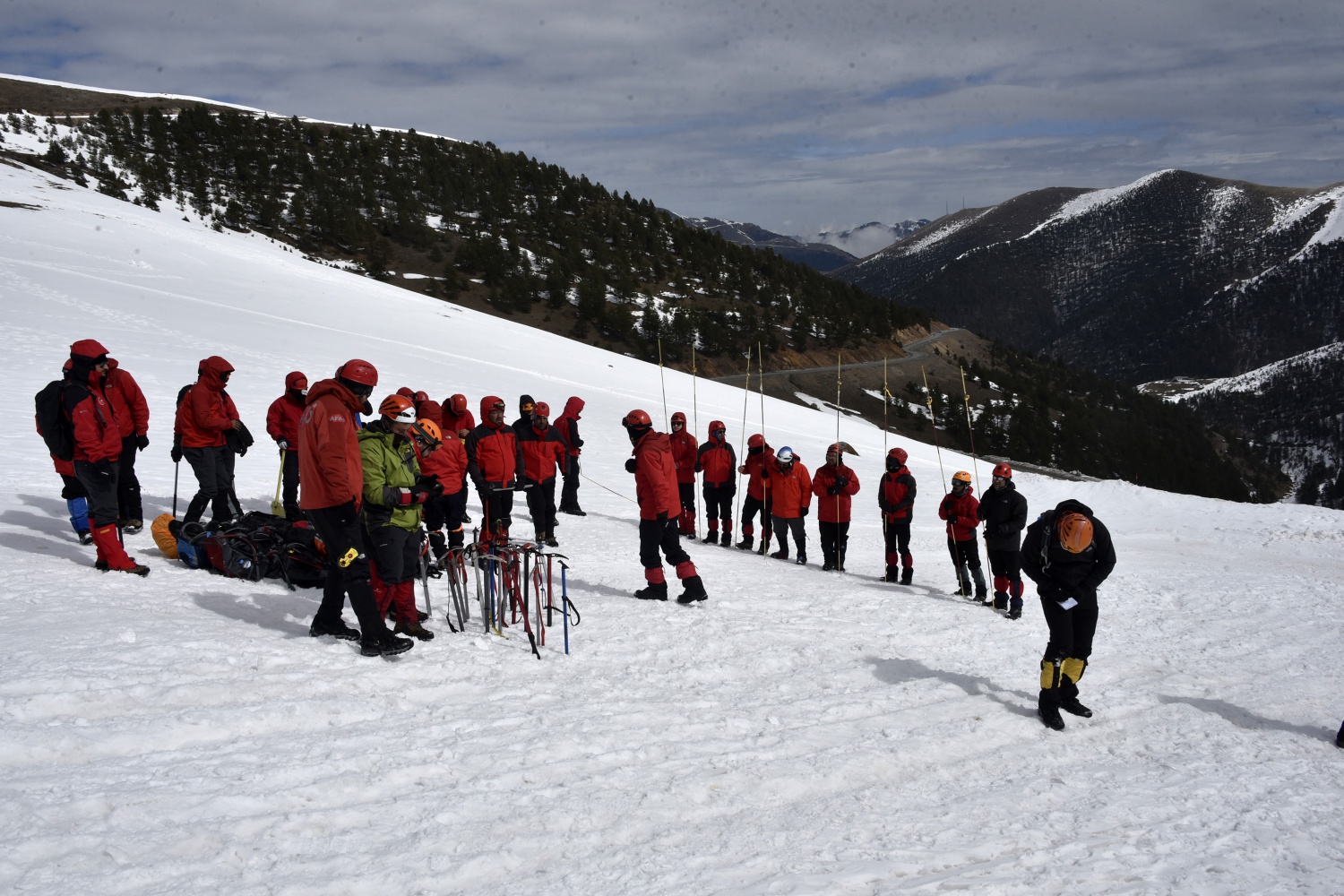 Zigana Dağında 100 personelle çığ tatbikatı 67