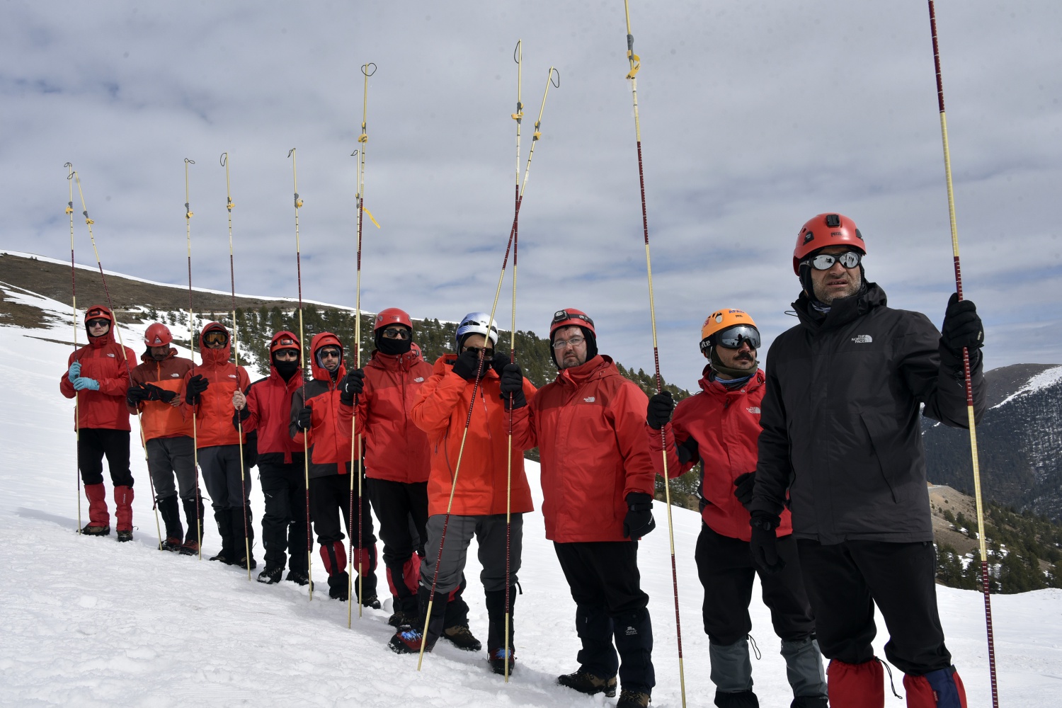 Zigana Dağında 100 personelle çığ tatbikatı 32