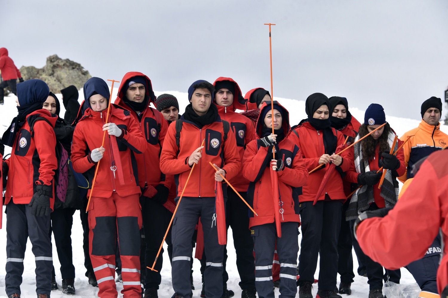 Zigana Dağında 100 personelle çığ tatbikatı 24