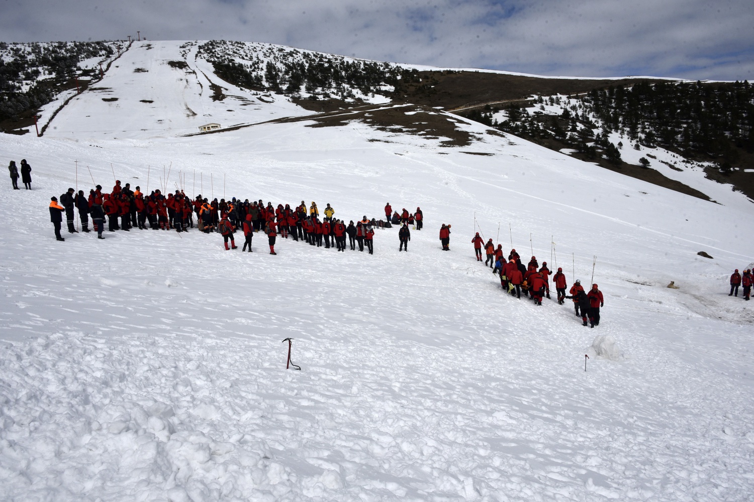 Zigana Dağında 100 personelle çığ tatbikatı 74