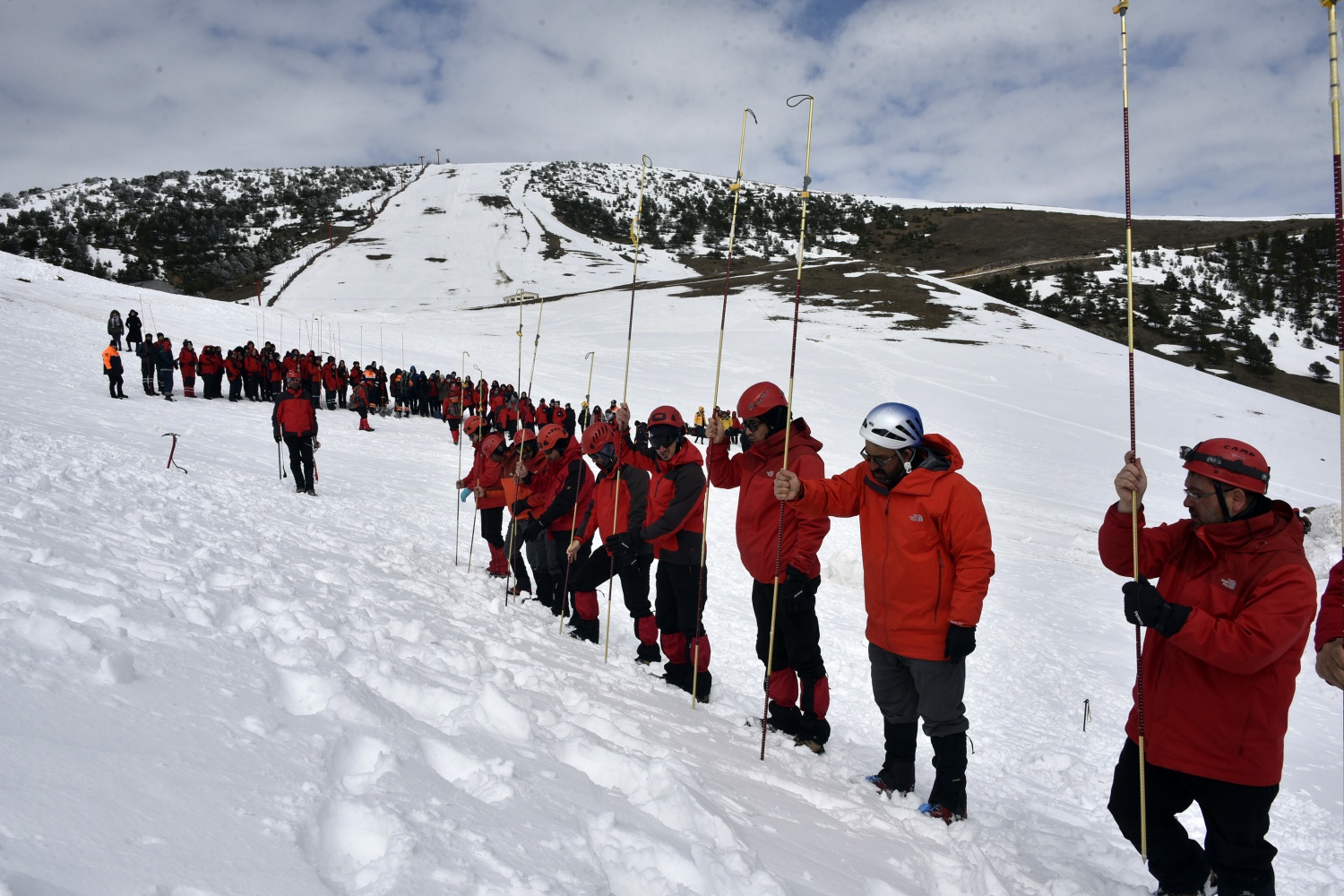 Zigana Dağında 100 personelle çığ tatbikatı 65