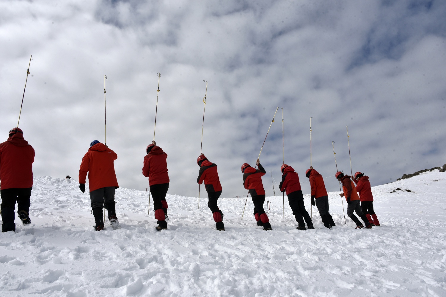Zigana Dağında 100 personelle çığ tatbikatı 30
