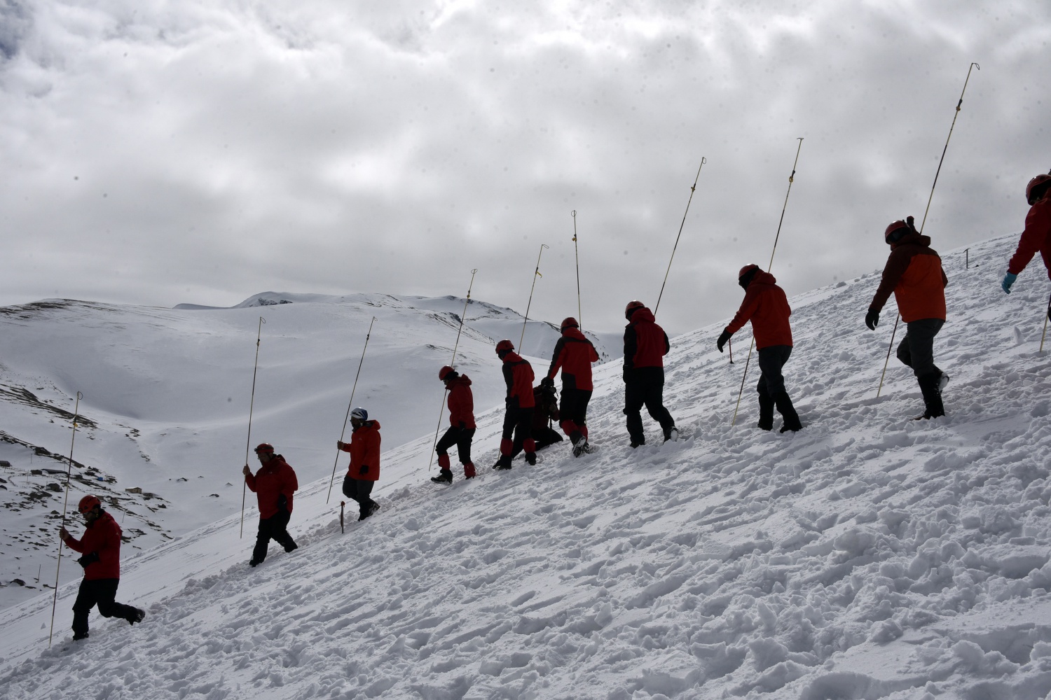 Zigana Dağında 100 personelle çığ tatbikatı 47