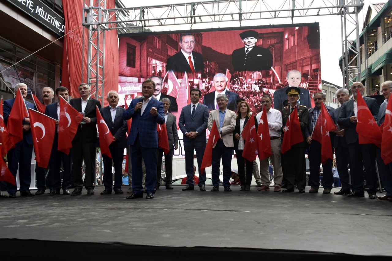 Gümüşhane Demokrasi Nöbeti, tarihi mitingle taçlandırıldı 68